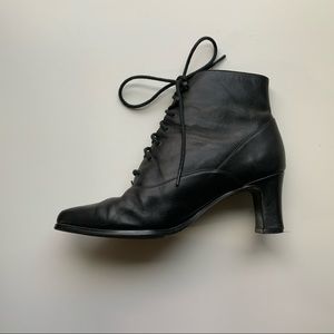 Vintage Lace Up Ankle Boots